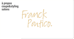 Desktop Screenshot of franckpontico.com